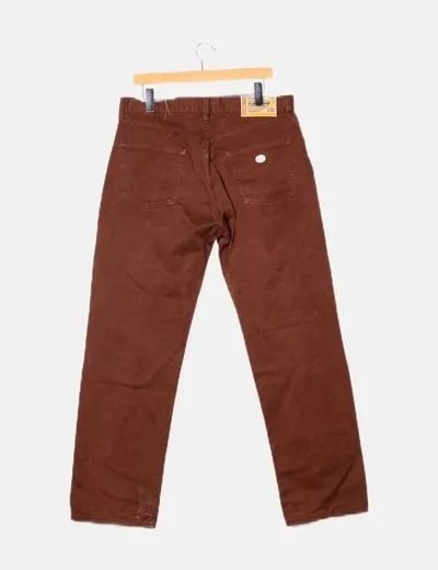 Caroche Pantalón denim marrón