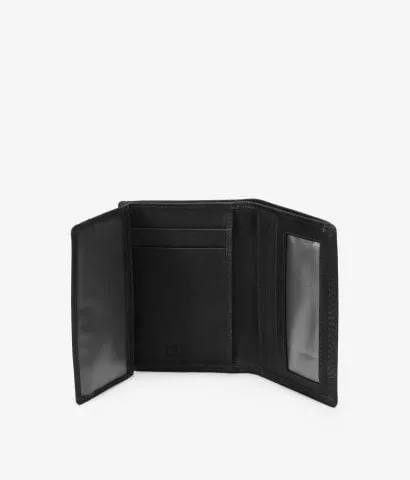 Cartera piel marrón sin portamonedas