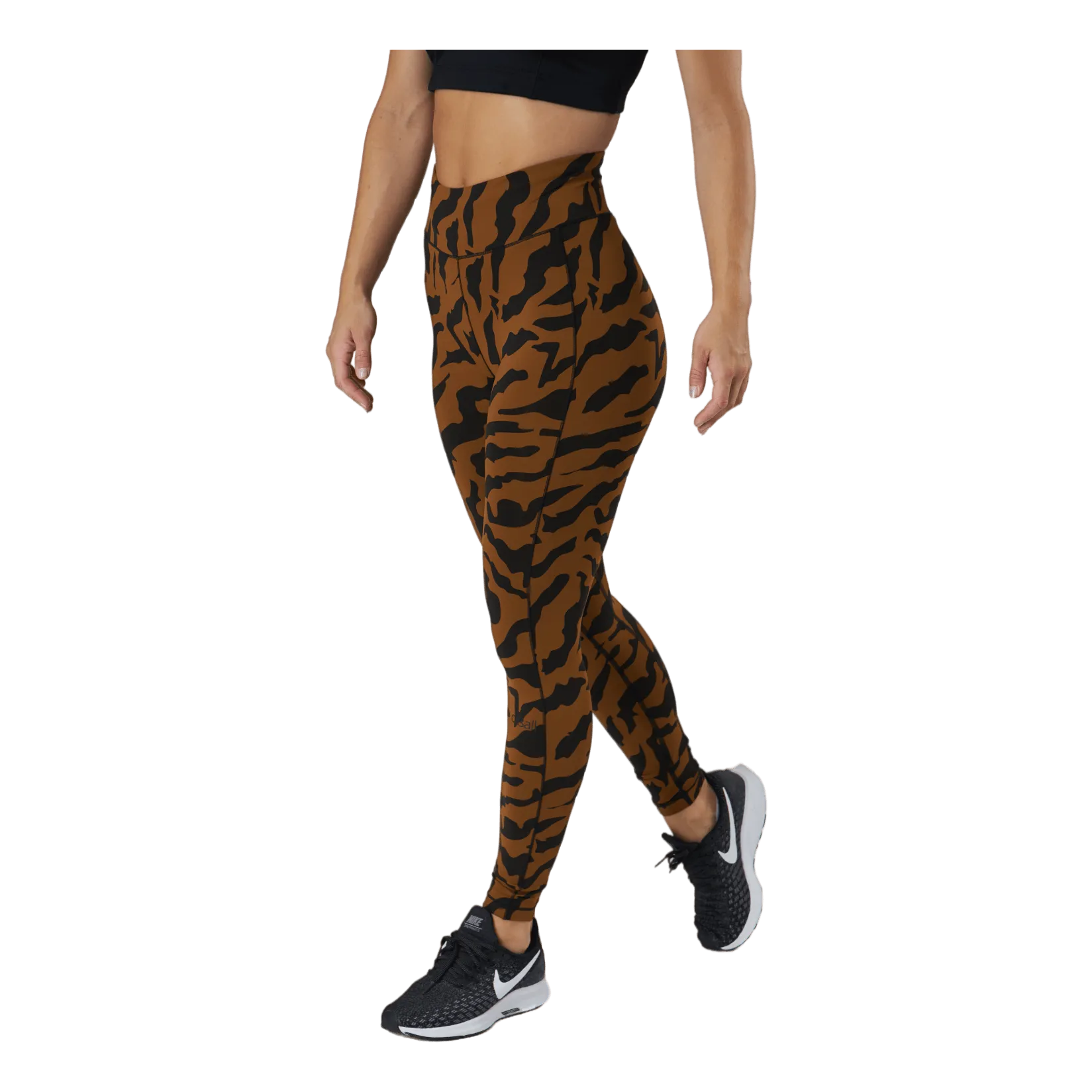 Casall Iconic Printed 7/8 Tights Escape Brown