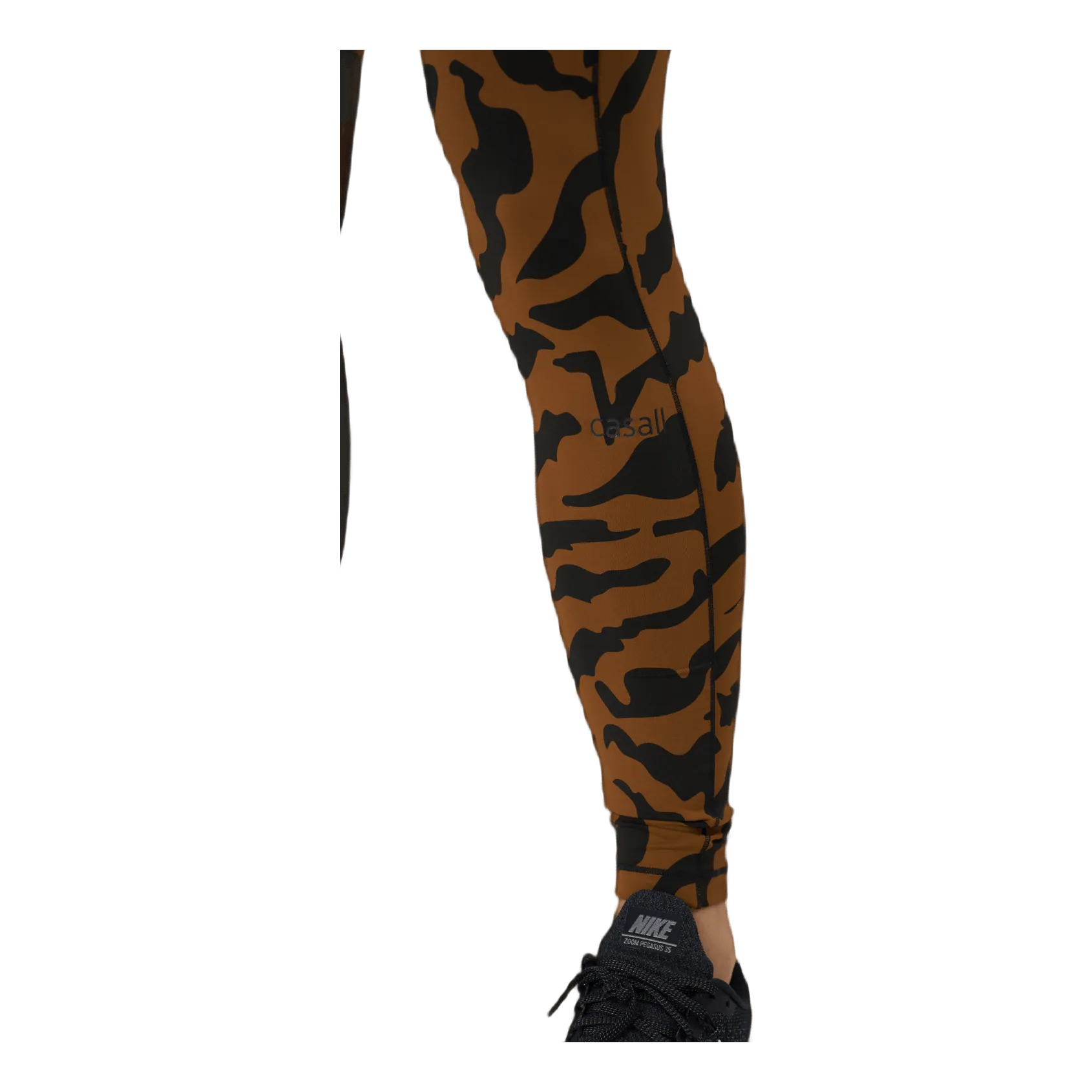 Casall Iconic Printed 7/8 Tights Escape Brown