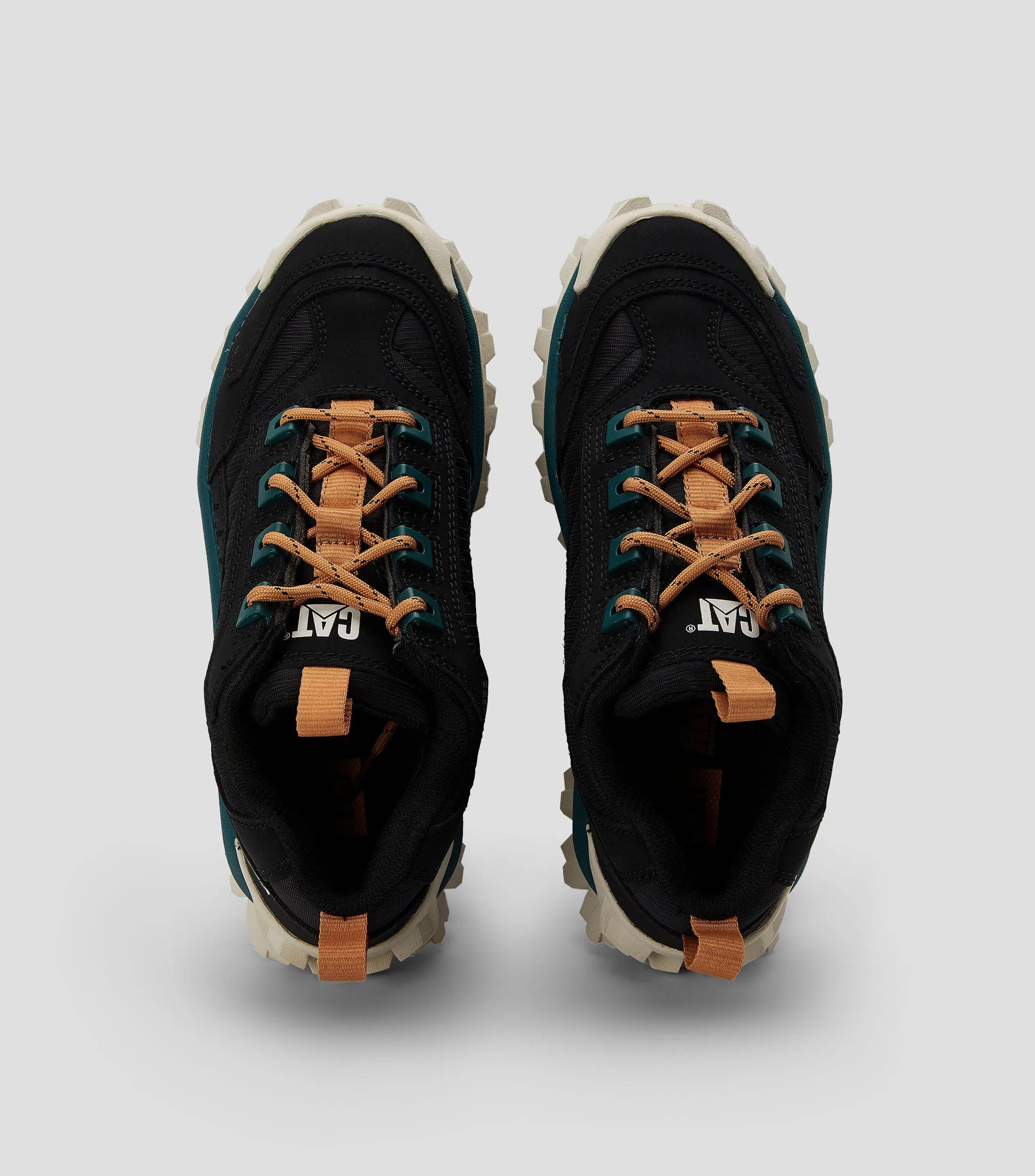 Caterpillar Tenis casuales con plataforma en piel Hombre