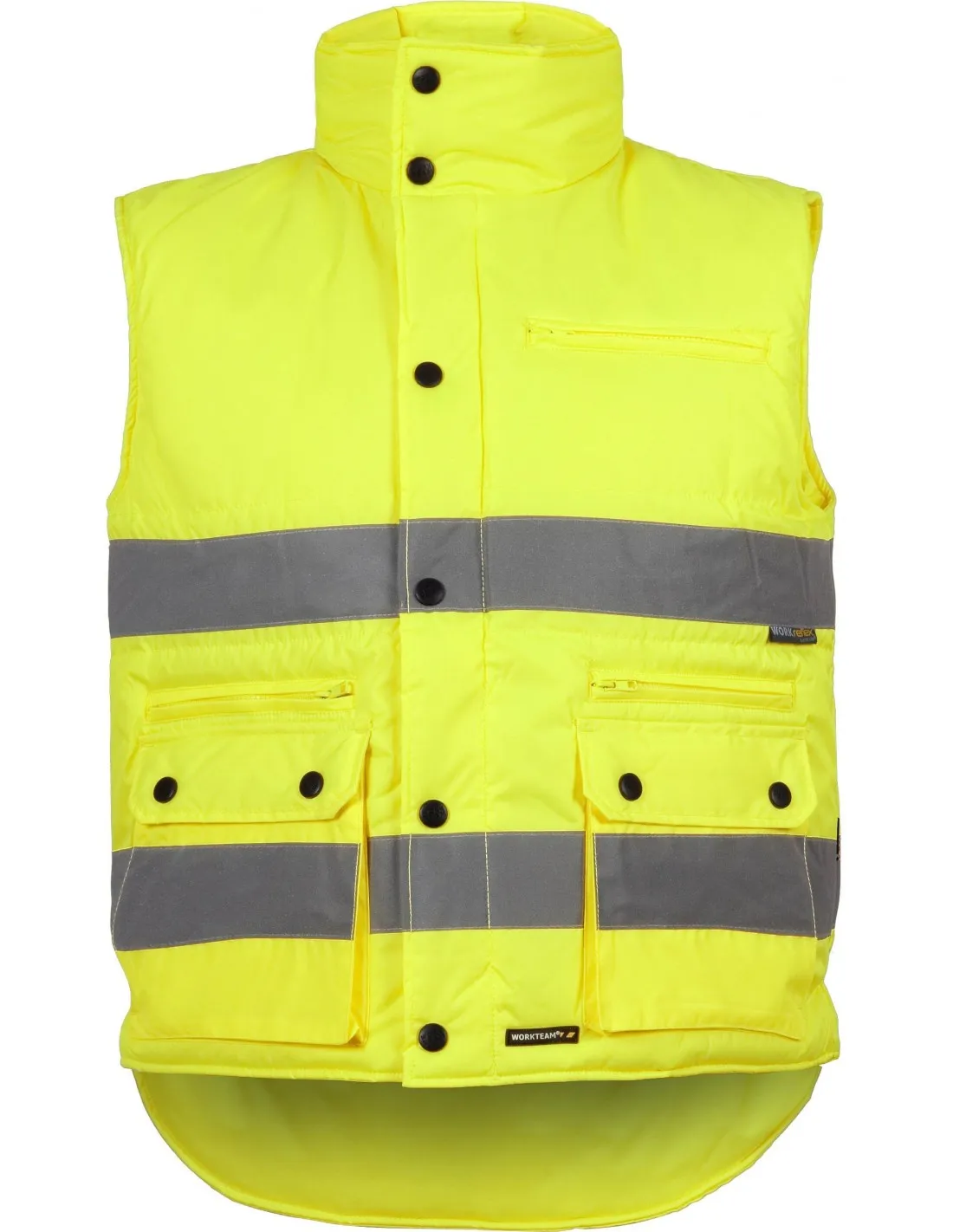 Chaleco acolchado alta visibilidad Workteam