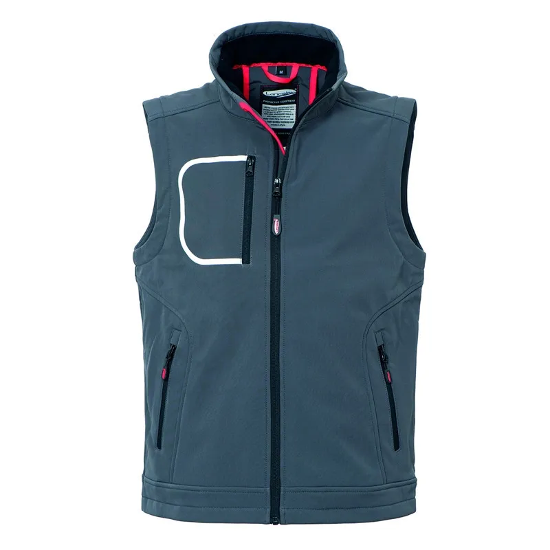 CHALECO DE TRABAJO SOFTSHELL GRIS ZACK  ROSSINI