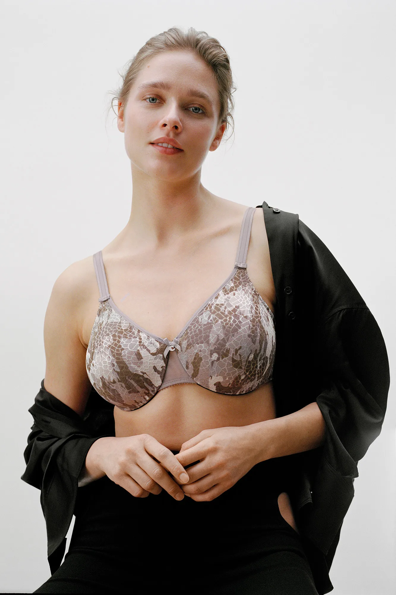 Chantelle Sujetador reductor C Magnifique malla jacquard