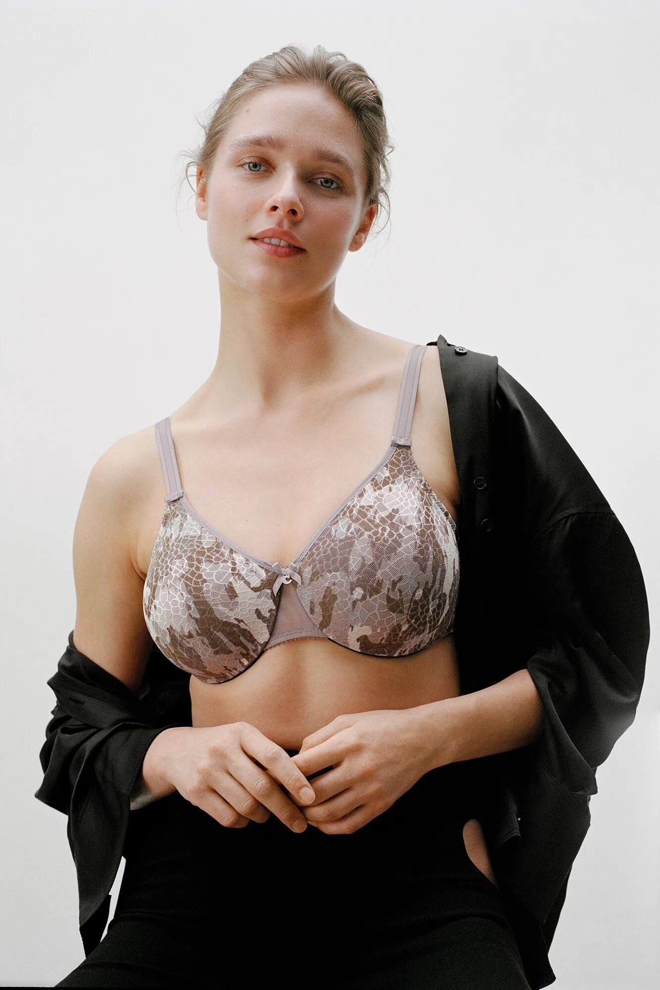 Chantelle Sujetador reductor C Magnifique malla jacquard