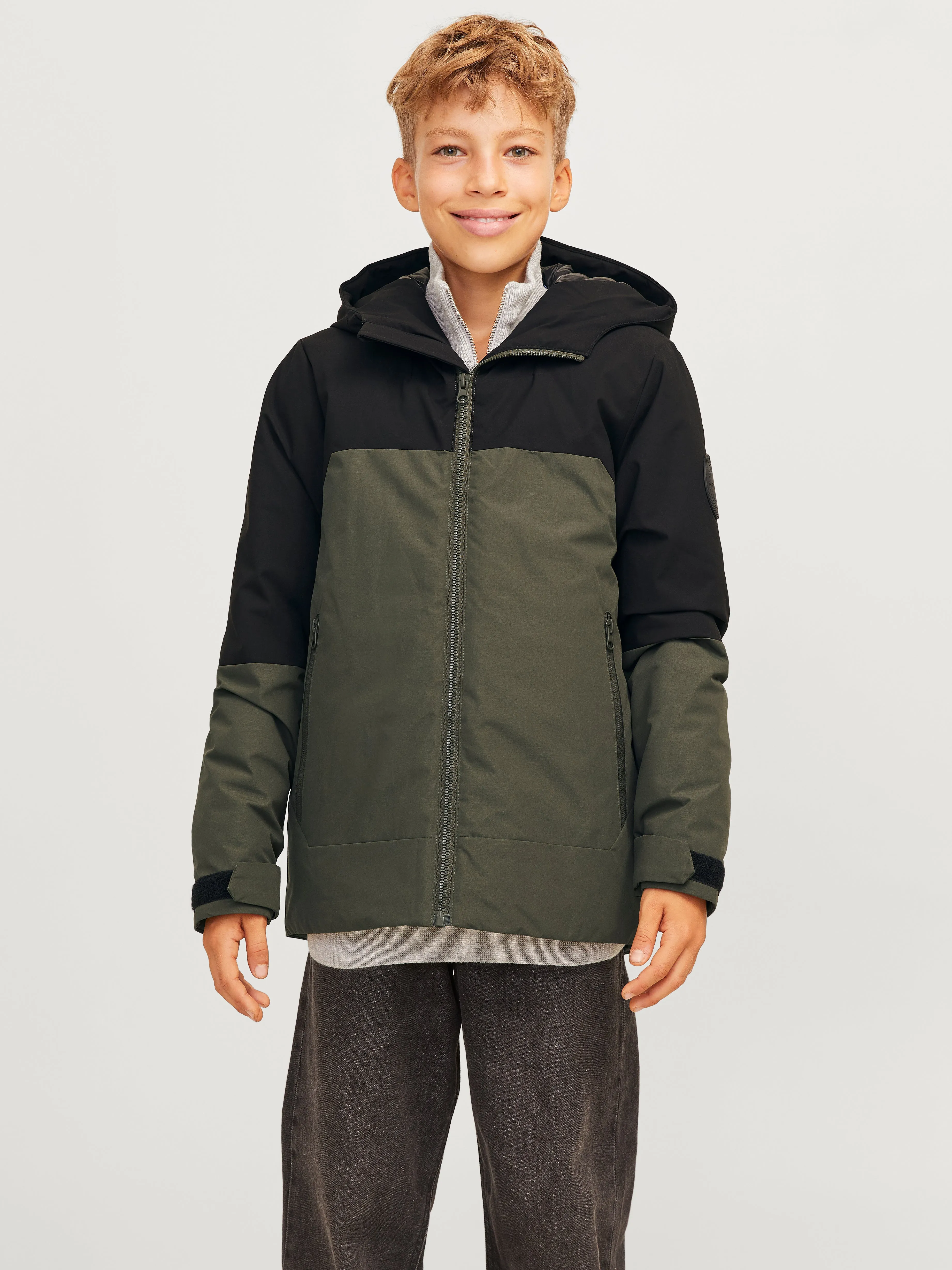 Chaqueta acolchada Junior | Verde oscuro | Jack & Jones®