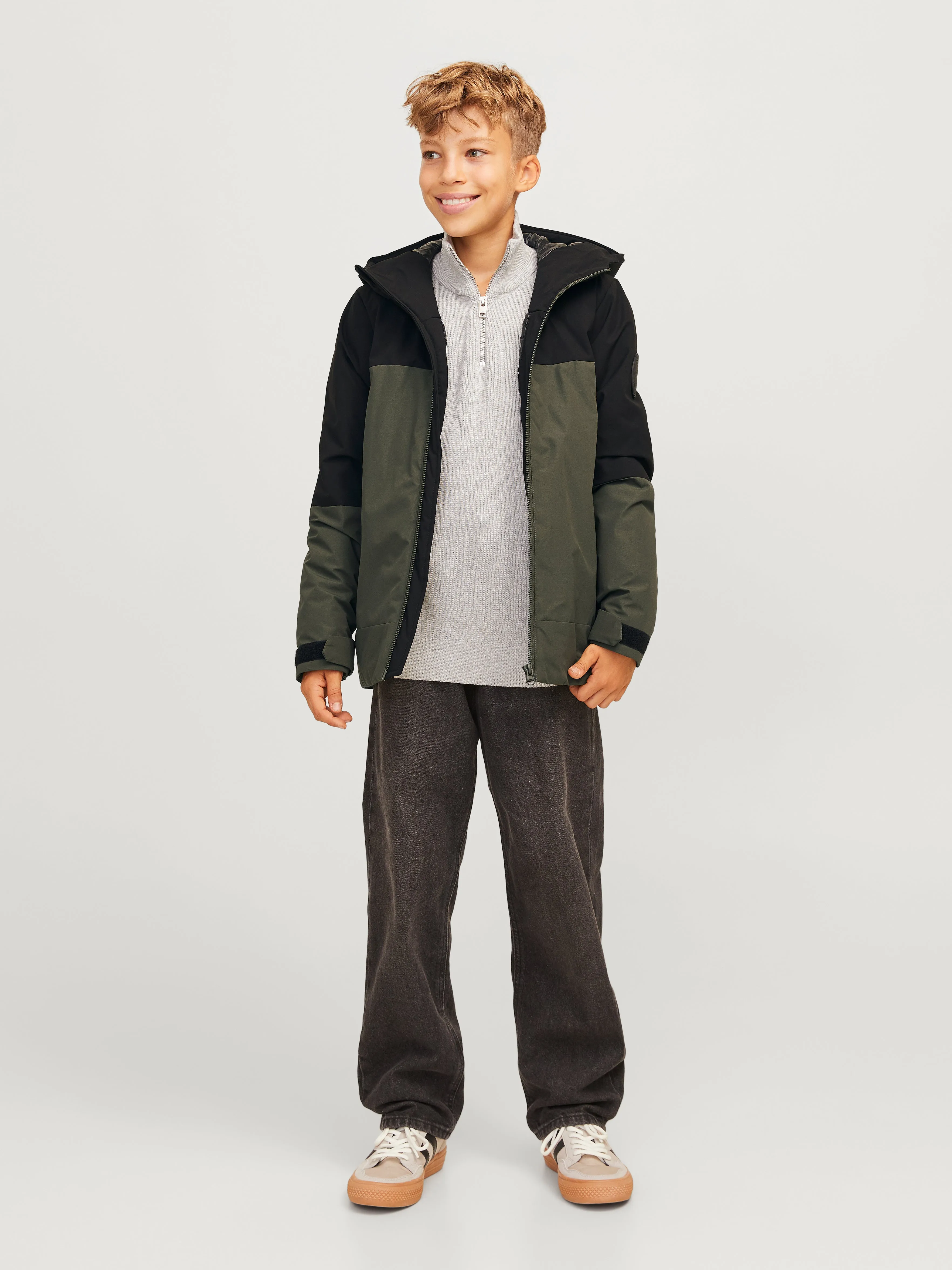 Chaqueta acolchada Junior | Verde oscuro | Jack & Jones®