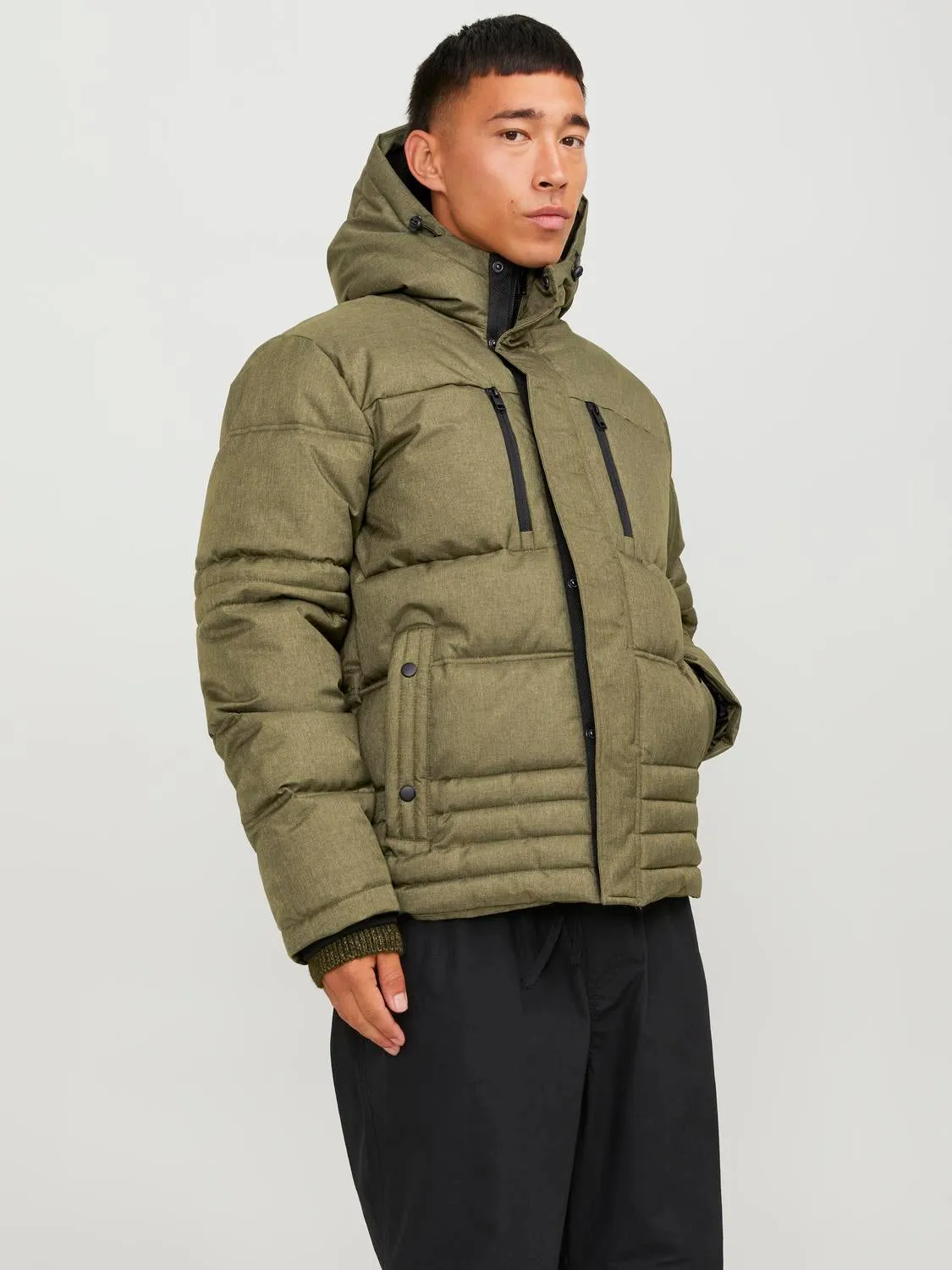 Chaqueta corta acolchada | Verde oscuro | Jack & Jones®