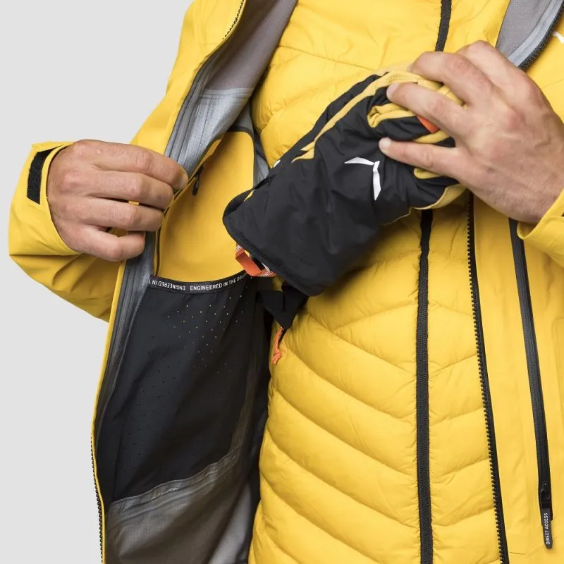 CHAQUETA DE MONTAñA SALEWA ORTLES GORETEX PRO (ORO) HOMBRE