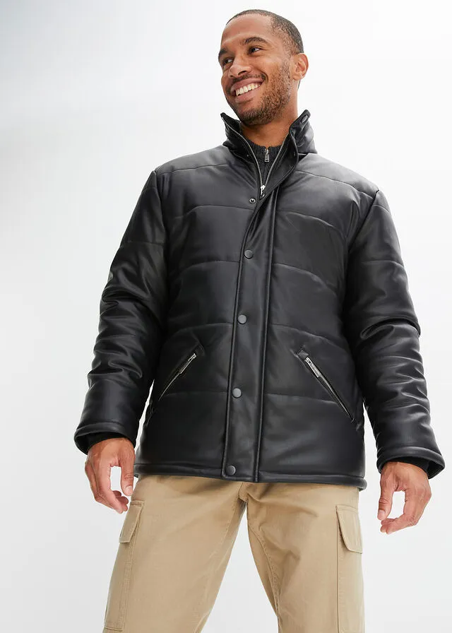 Chaqueta guateada Negro