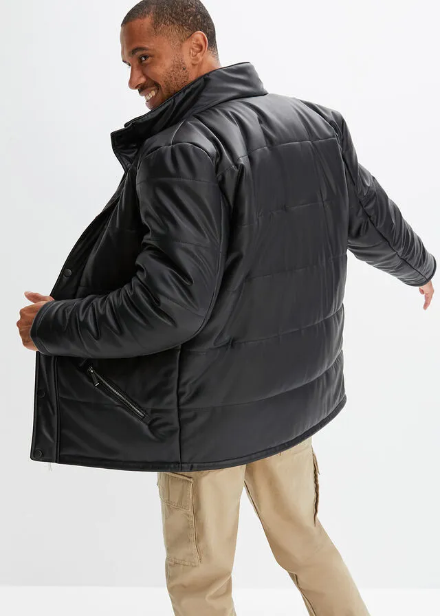 Chaqueta guateada Negro