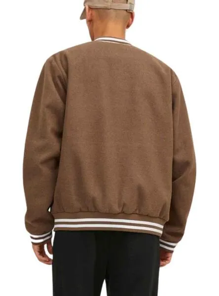Chaqueta Jack and Jones Zac Bomber Marrón Hombre