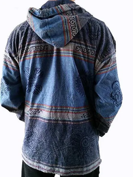 Chaqueta shayma con estampado de jersey