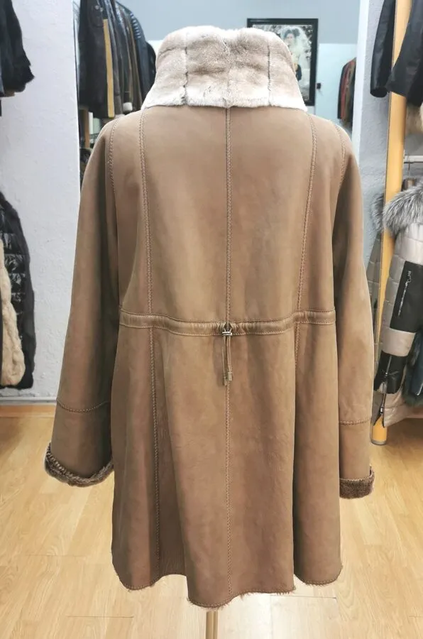 Chaquetón double face evasé