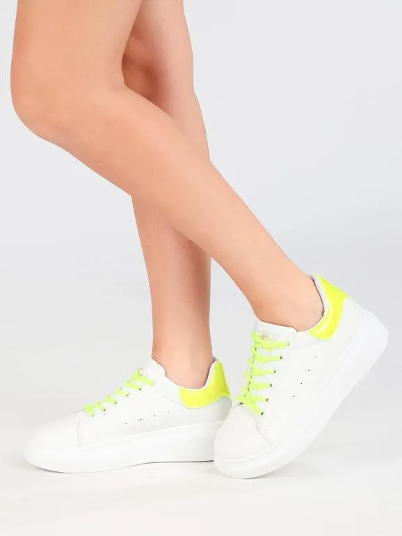Charro Deportivas fluo con plataforma