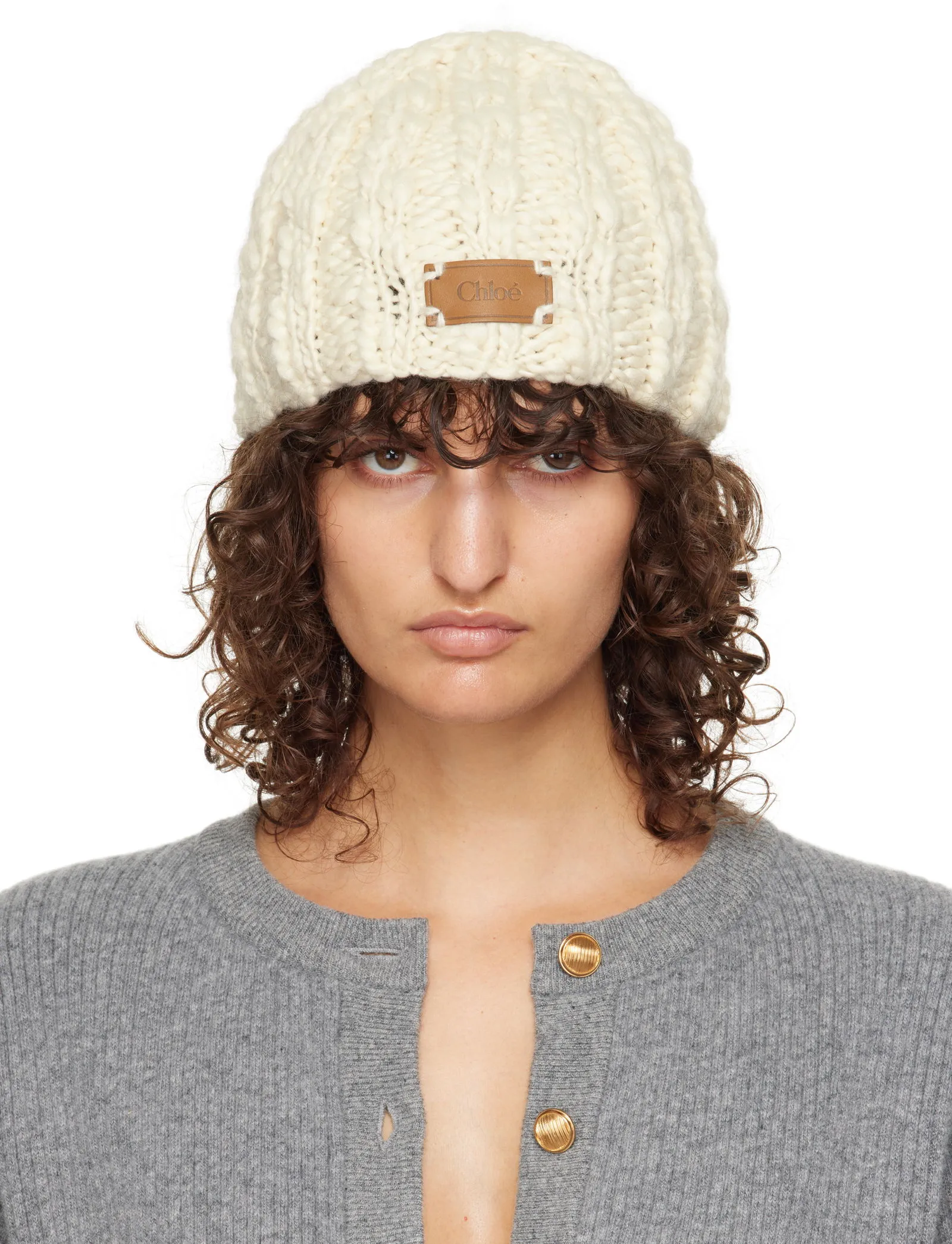 CHLOÉ Wool & Silk Beanie