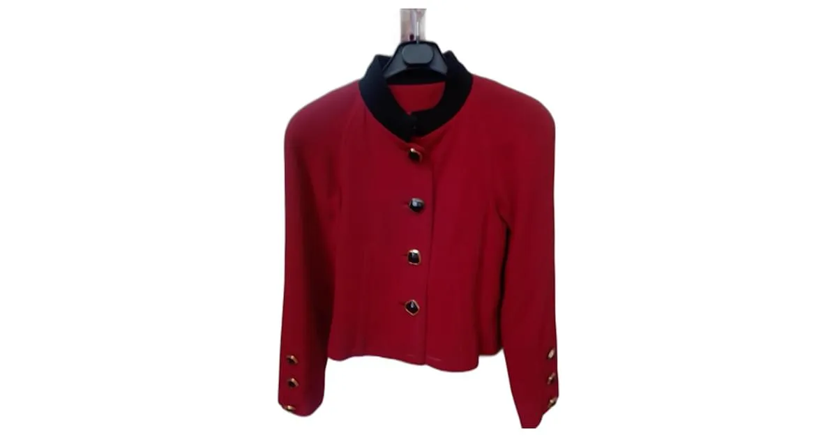 Christian Lacroix Chaquetas Roja 