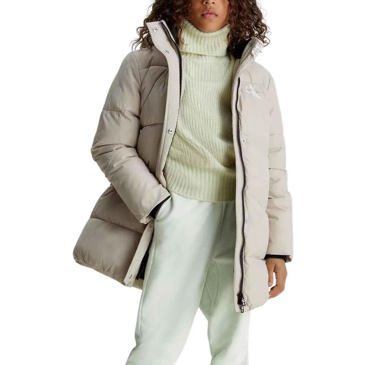 CK LONG PUFFER COAT