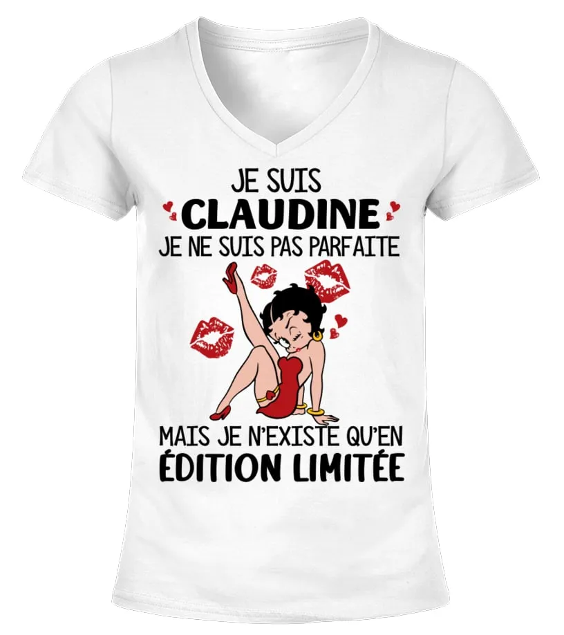 Claudine France Camiseta cuello pico Mujer