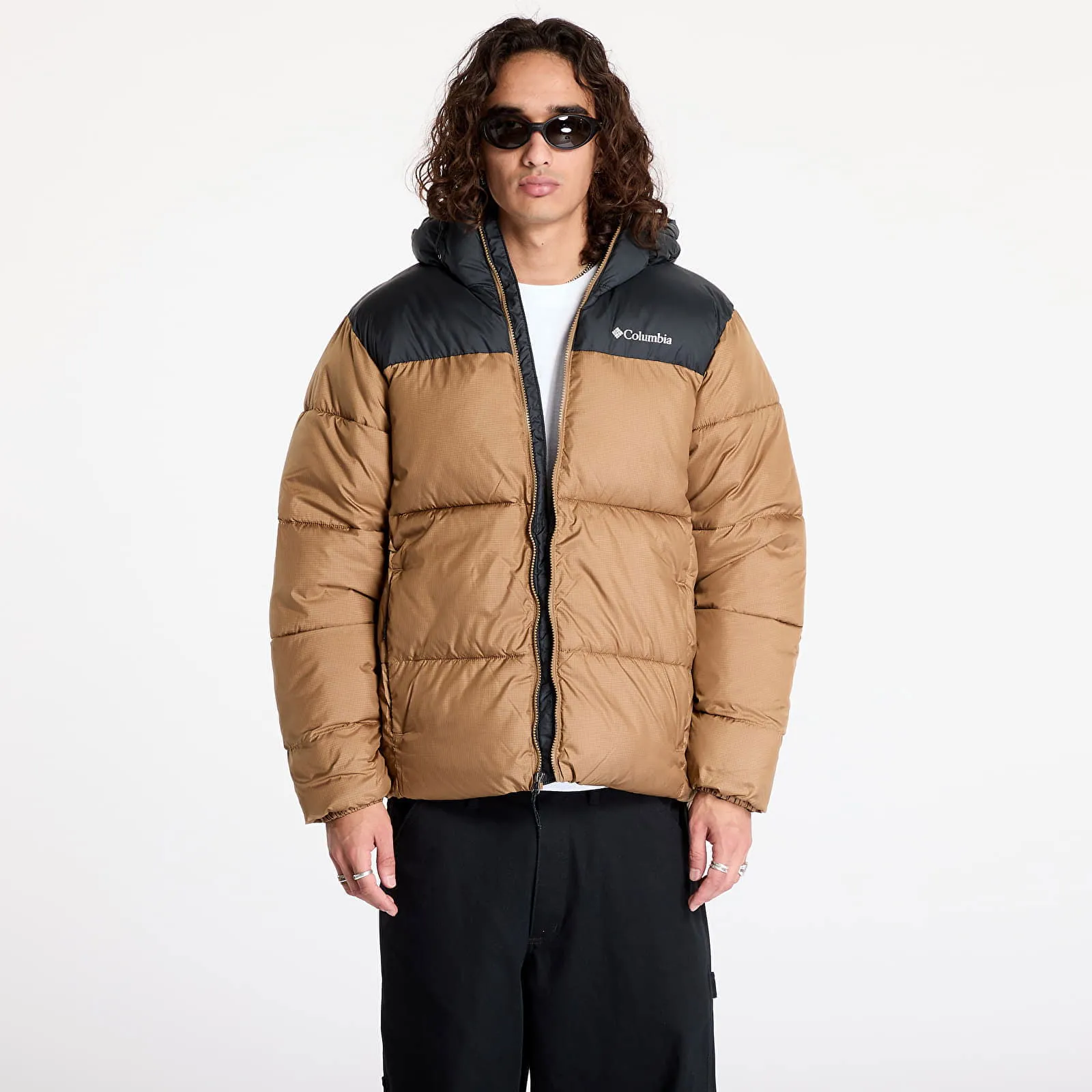 Columbia Puffect™ II Hooded Jacket Delta/ Black