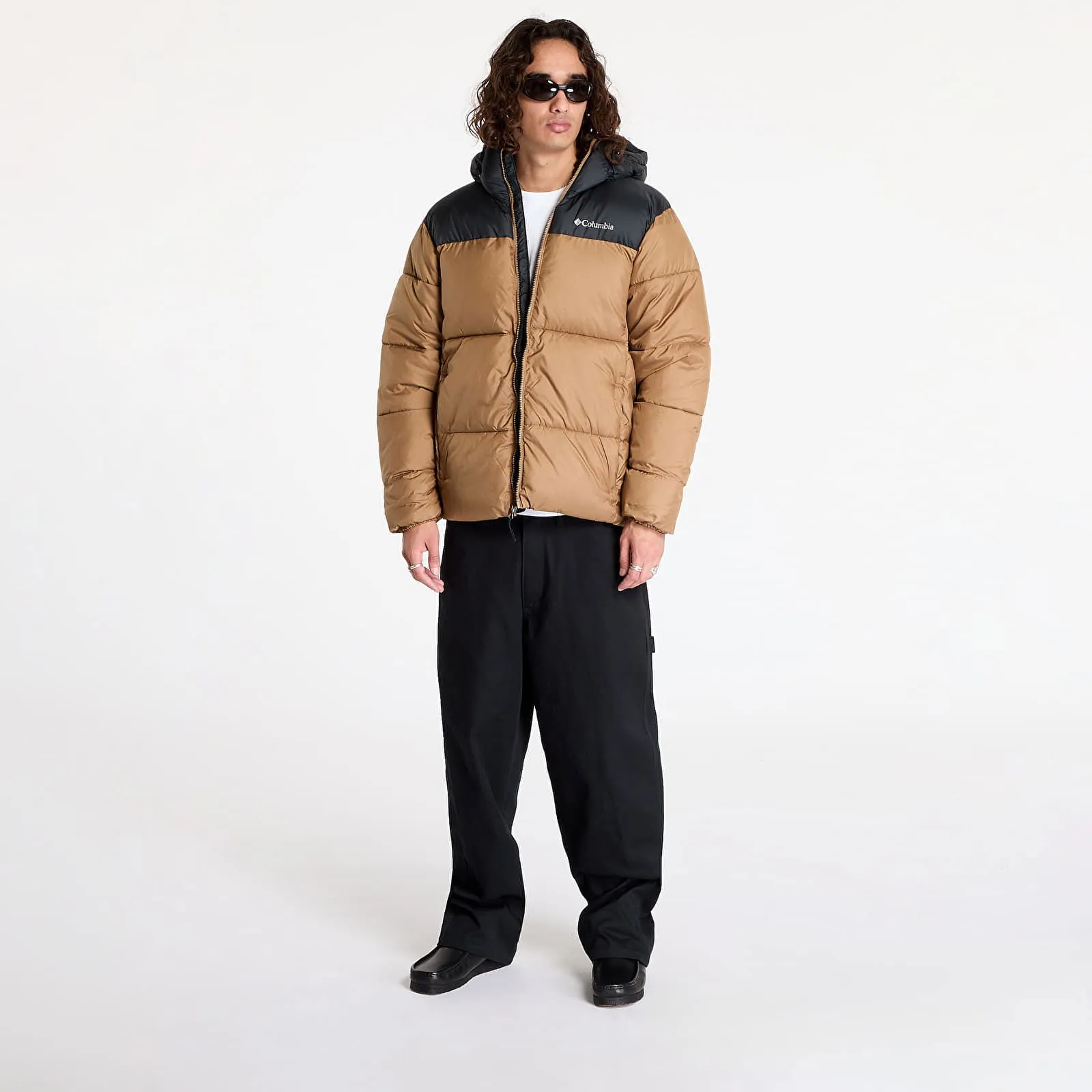 Columbia Puffect™ II Hooded Jacket Delta/ Black