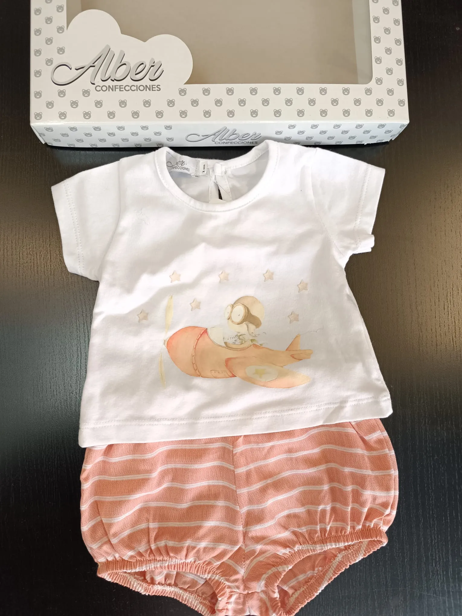Conjunto Avión Bebe Creaciones Alber