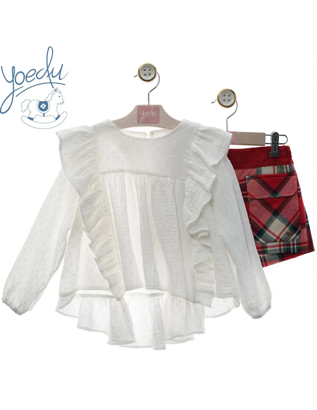 Conjunto bebé niña Noel de Yoedu invierno