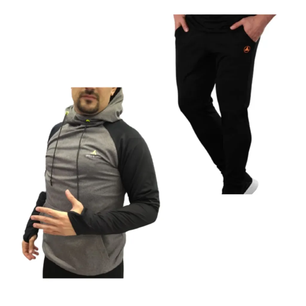 Conjunto Deportivo! Buzo Lycra Hombre + Pantalón Deportivo