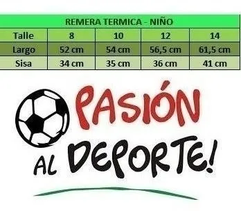 Conjunto Niño Camiseta Remera Termica + Short Futbolero
