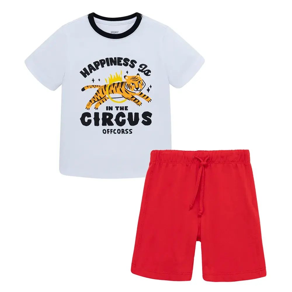 Conjunto pijama manga corta y short circo