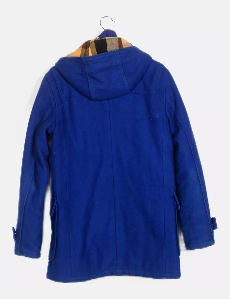 CONTEMPORANY Abrigo azul paño