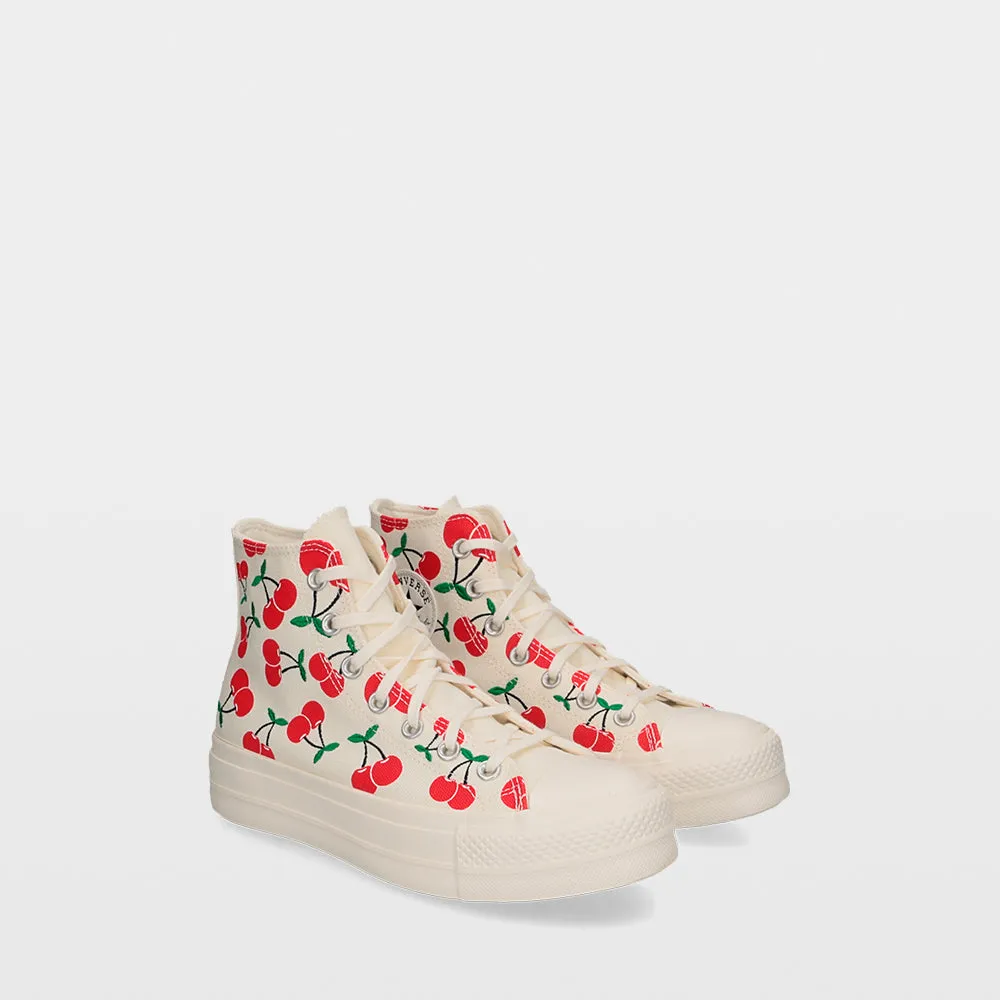 CONVERSE CHUCK TAYLOR ALL STAR LIFT PLATFORM CHERRIES ZAPATILLAS