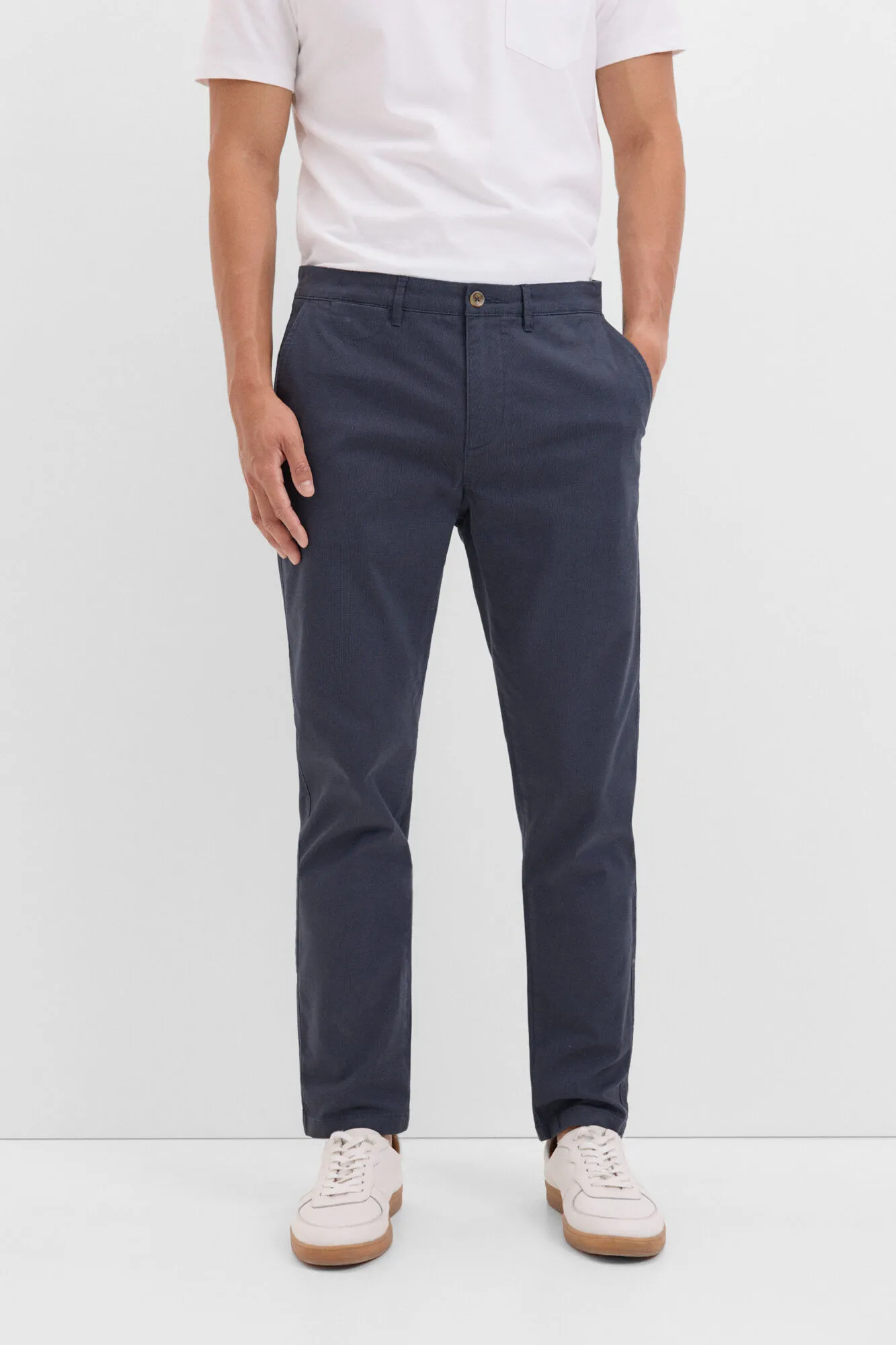 Cortefiel Pantalón chino estampado slim fit