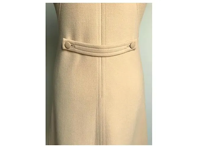 Courreges Modelo de vestido Courrèges 100 Beige Camello 