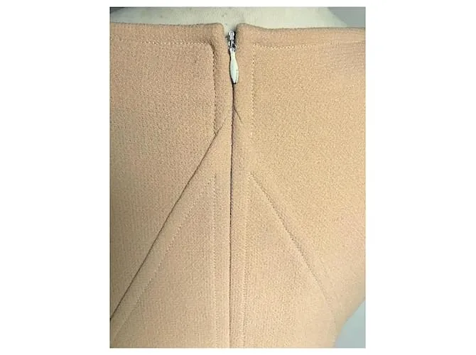 Courreges Modelo de vestido Courrèges 100 Beige Camello 