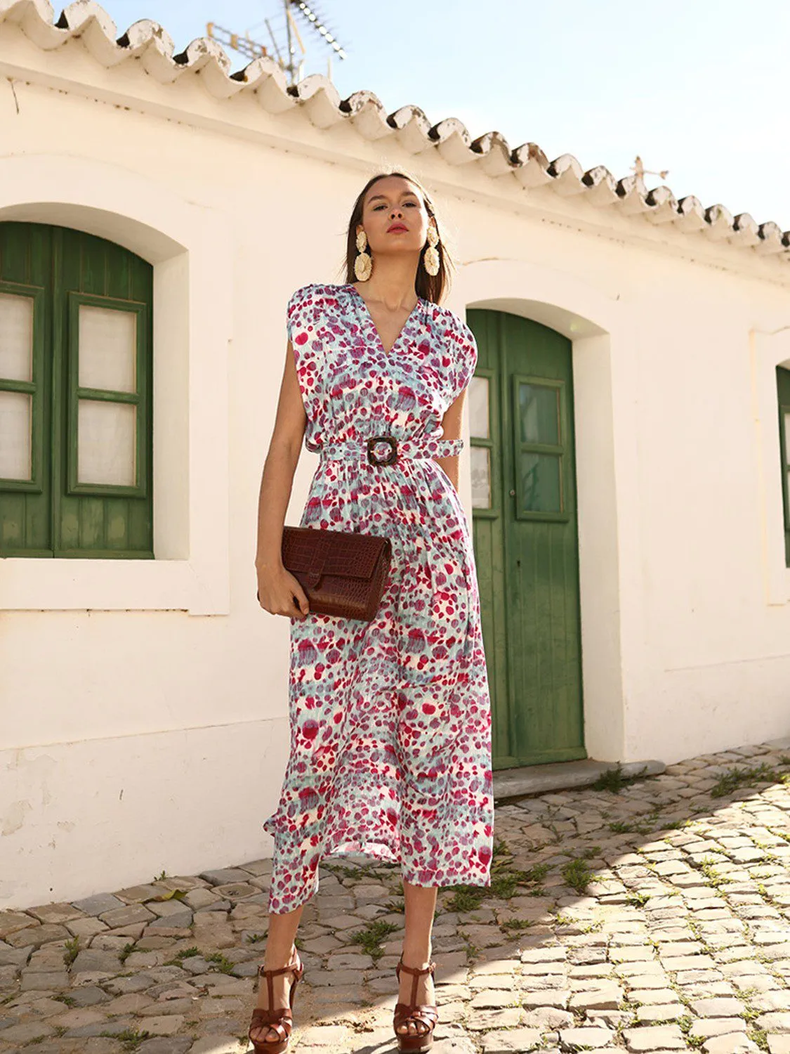 CRISTEL VESTIDO TURQUESA PANAMBI