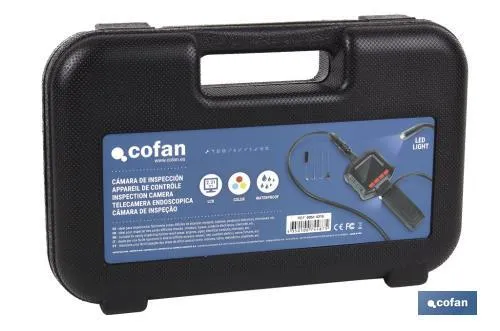 CáMARA DE INSPECCIóN CON TFTLCD EN COLOR | MEDIDAS DE 2,4" | LONGITUD: 0,8 MM