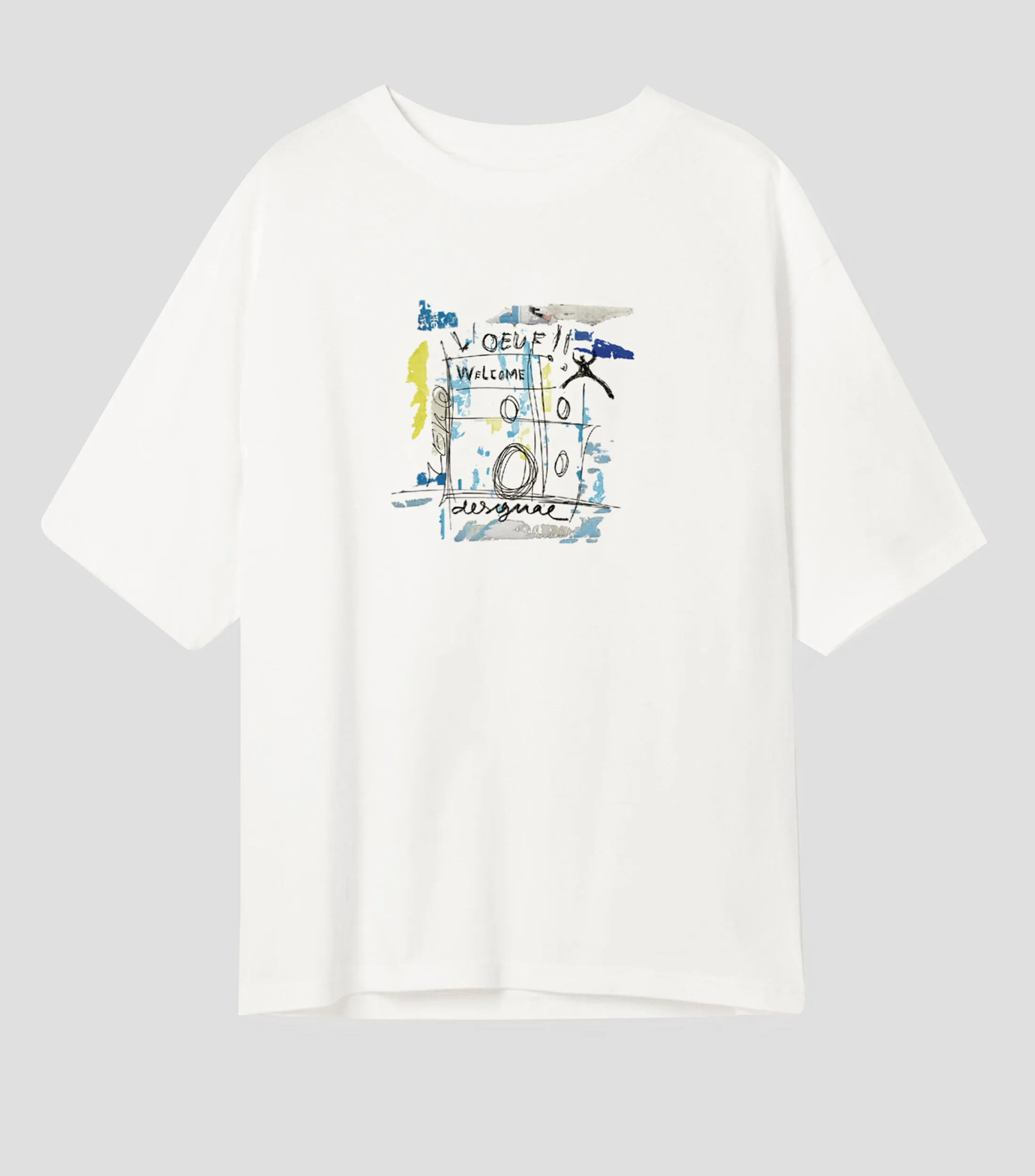 Desigual Playera Kai de manga corta Hombre