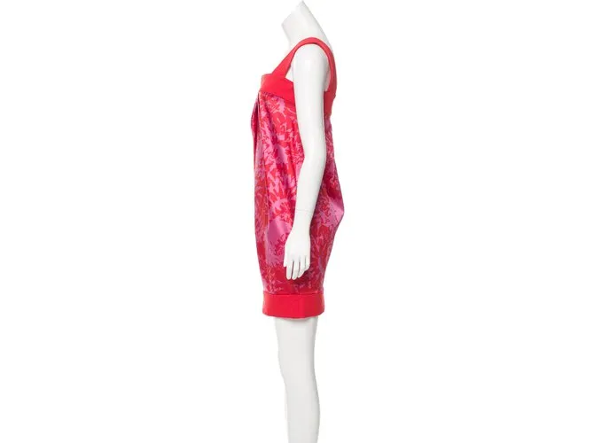 Diane Von Furstenberg Vestido sin mangas payne Rosa Fucsia 