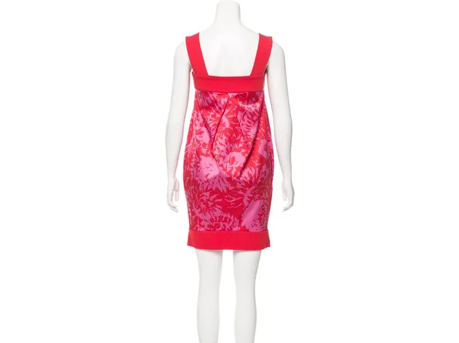 Diane Von Furstenberg Vestido sin mangas payne Rosa Fucsia 