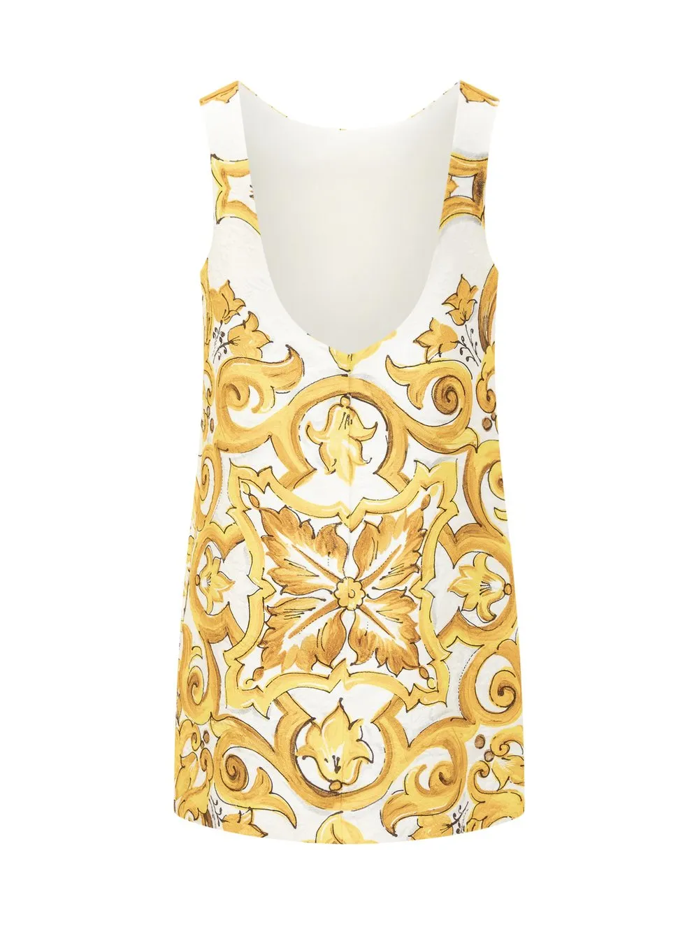 DOLCE & GABBANA Maiolica Brocade Dress