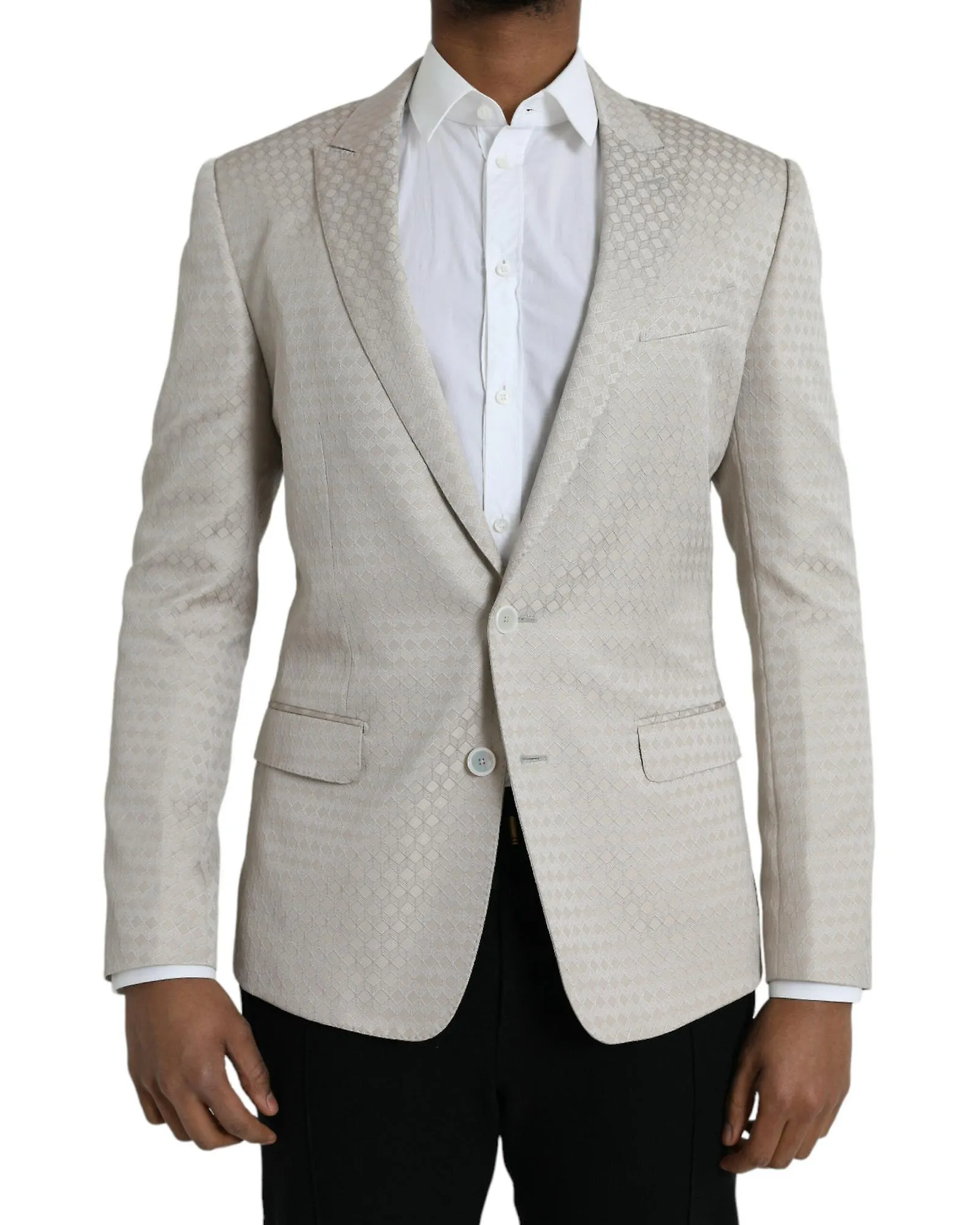 Dolce & Gabbana Single Breasted Coat Blazer in Slim Fit Style