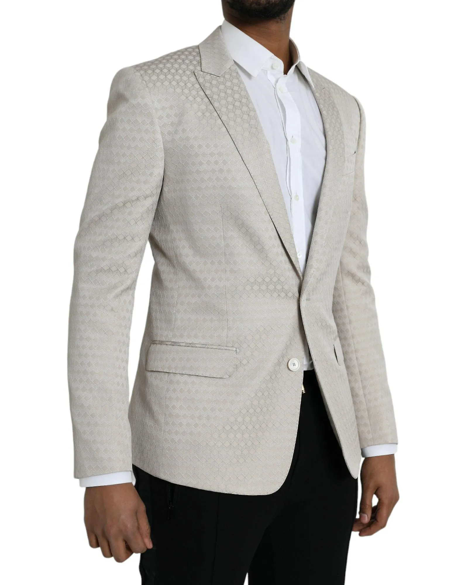 Dolce & Gabbana Single Breasted Coat Blazer in Slim Fit Style