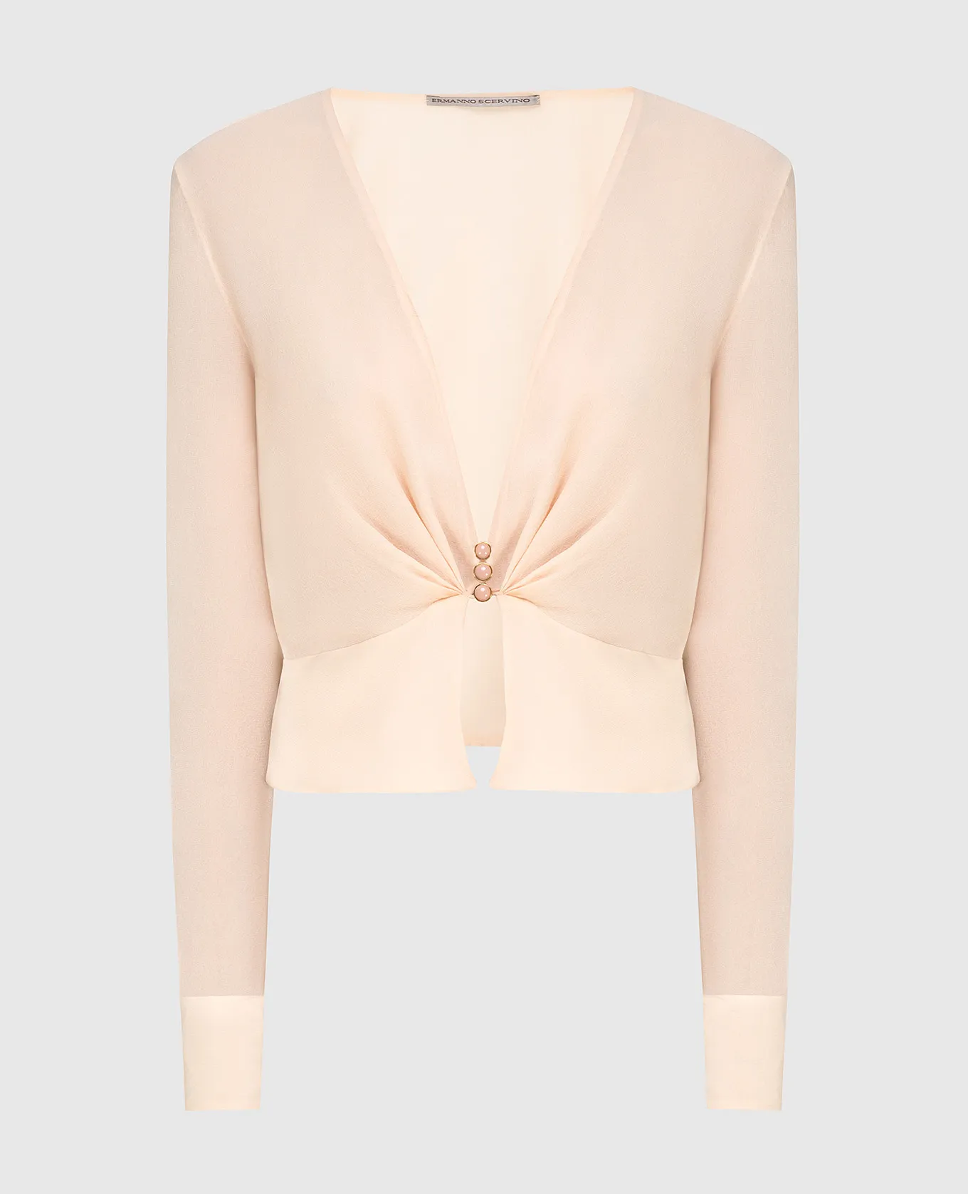 Ermanno Scervino Beige silk blouse