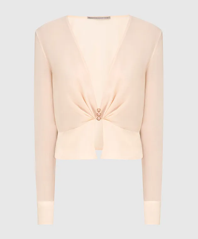 Ermanno Scervino Beige silk blouse
