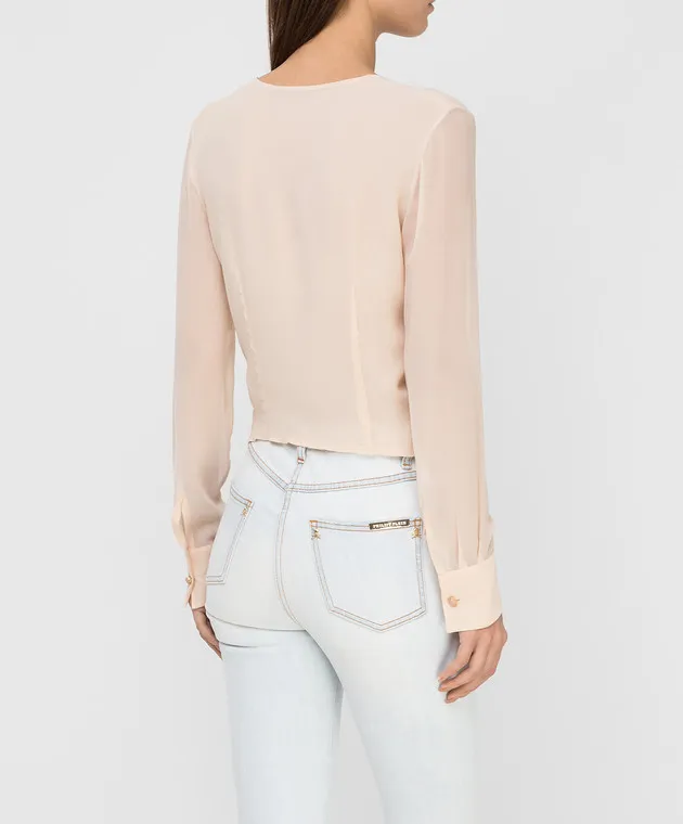 Ermanno Scervino Beige silk blouse