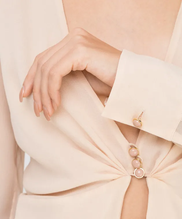 Ermanno Scervino Beige silk blouse