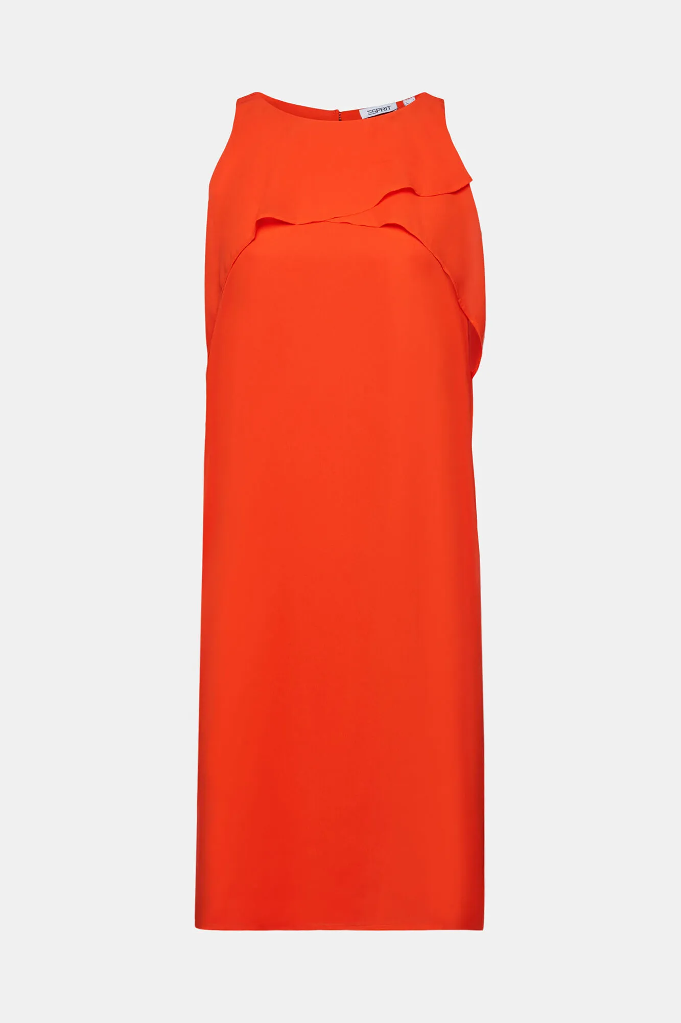Esprit Vestido corto chifón material sostenible