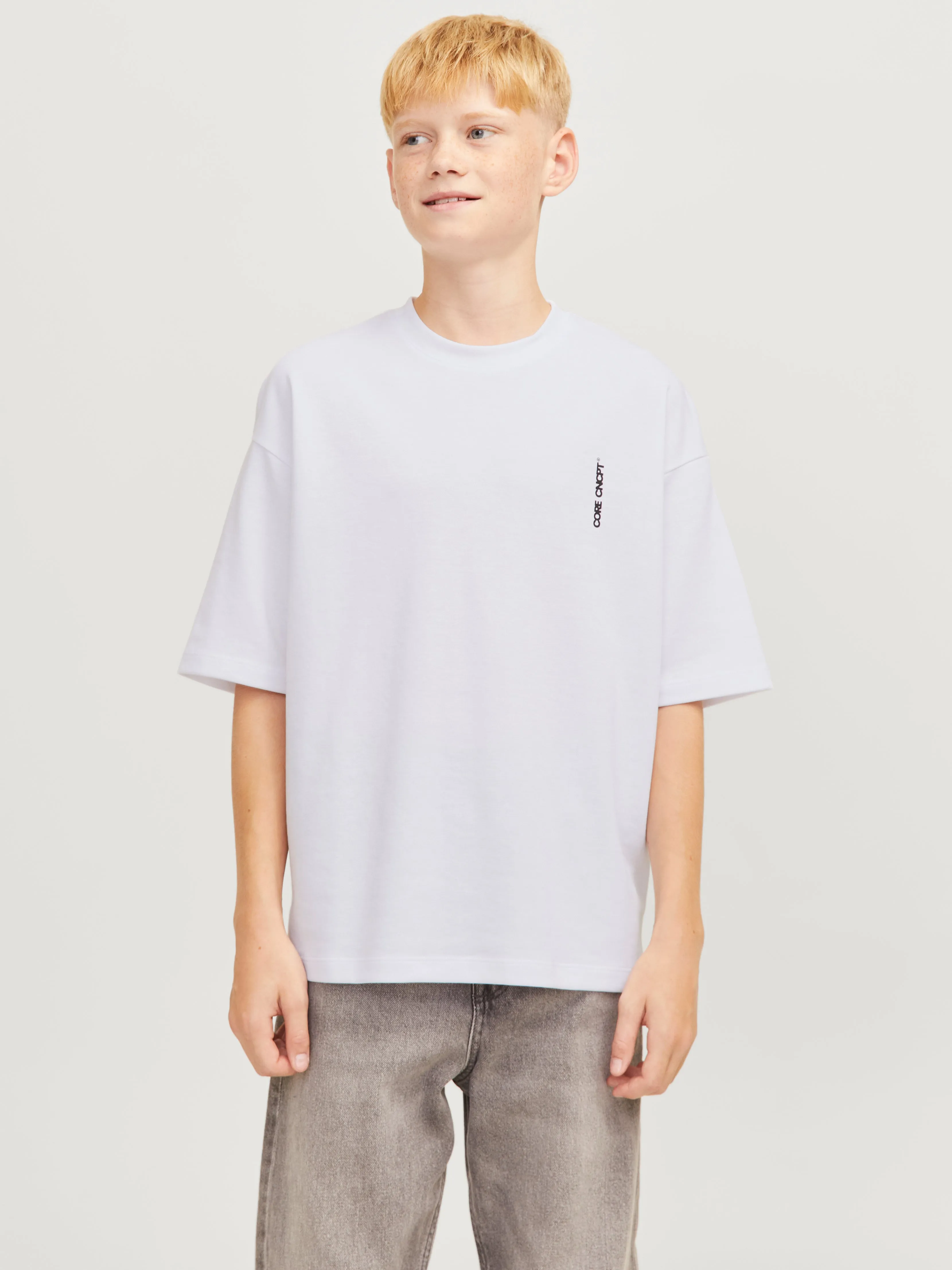 Estampado Camiseta Junior | Blanco | Jack & Jones®