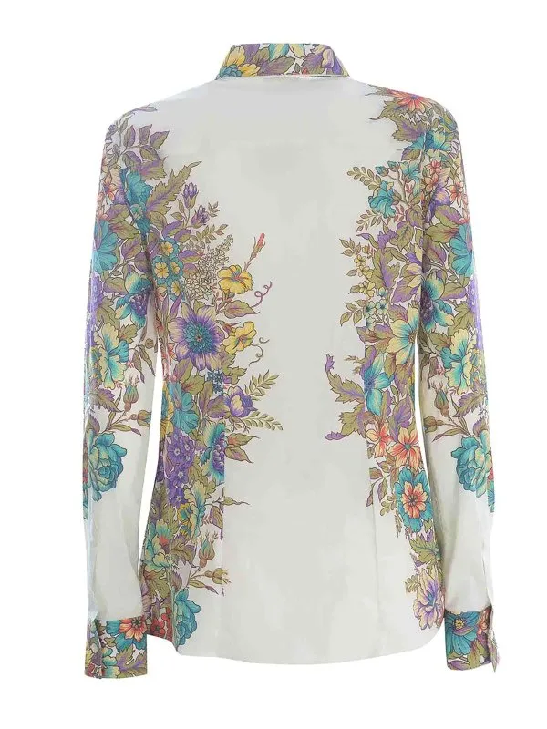 ETRO CAMISA  BLANCO